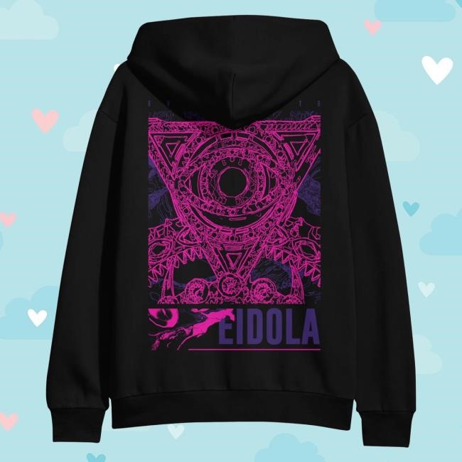 Eidola Merch Eviscerate Triangle Eye Black Shirt - New Tee Shop