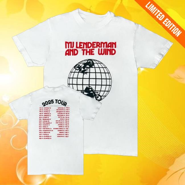Official Winter 2025 Tour T Shirt - New Tee Shop