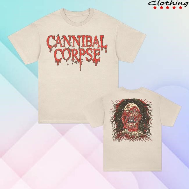 Cannibal Corpse Official Logo Face Rot T Shirts - New Tee Shop