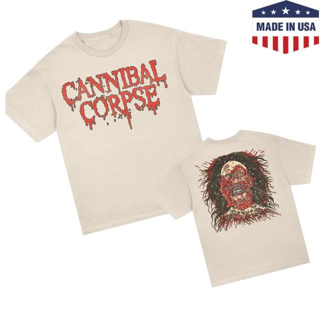Cannibal Corpse Official Logo Face Rot T Shirts - New Tee Shop