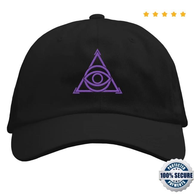 Eidola Merch Triangle Eye Black Dad Trucker Hat - New Tee Shop