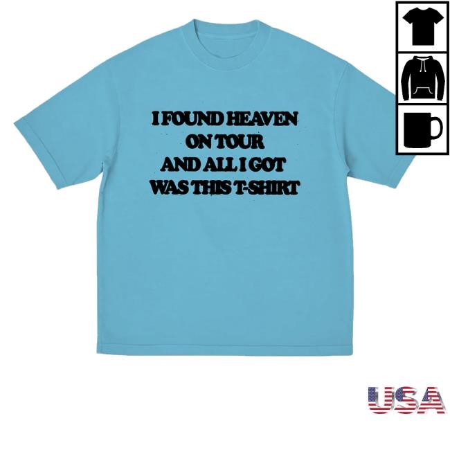 Conan Gray Official I Found Heaven On Tour Tee - New Tee Shop