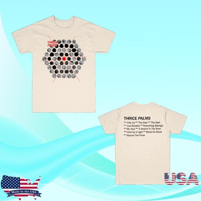 Thrice Merch Store Shop Palms Album Tee Shirt - New Tee Shop
