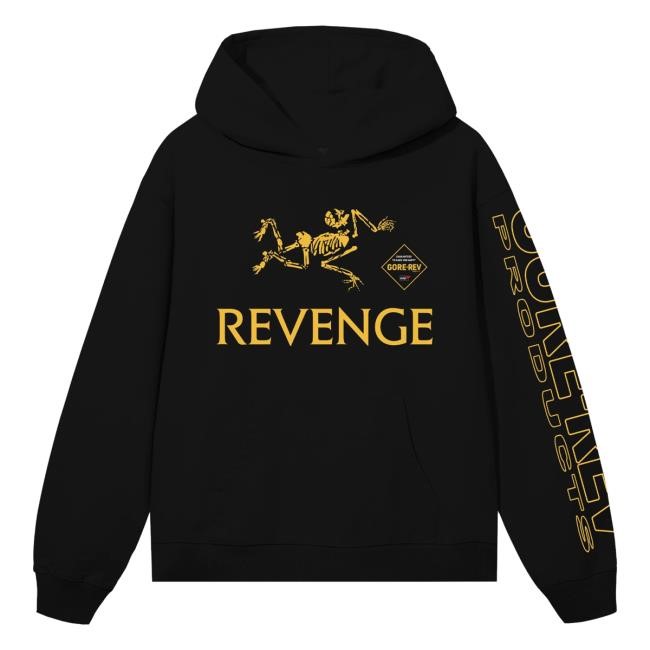 Revange Merch Shop Store Gore-Rev Black/Yellow Tee - New Tee Shop