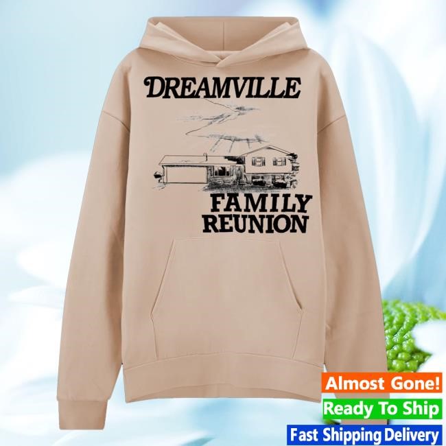 Dreamville Fest Merch Dv 25 Family Reunion Rose Quarts Lineup Sweatshirt - New Tee Shop