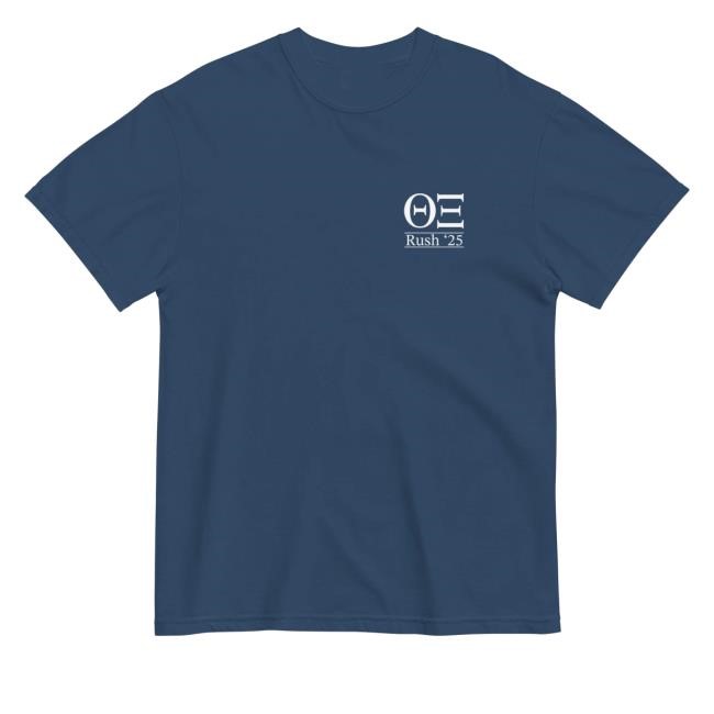 Official Theta Xi National Rush Tee Shirt - New Tee Shop