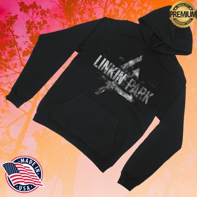 Linkin Park Merch Smoke Logo Tee - New Tee Shop