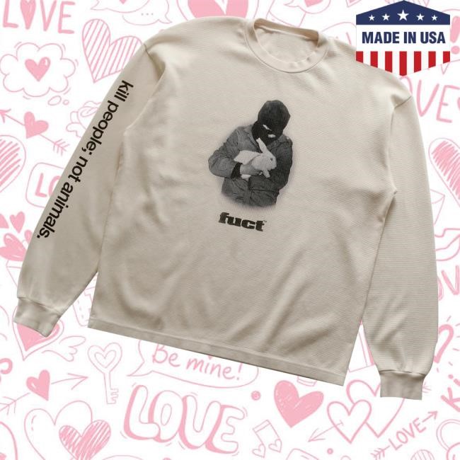 Fuct Merch Store Animal Rescue Thermal Sweatshirt - New Tee Shop