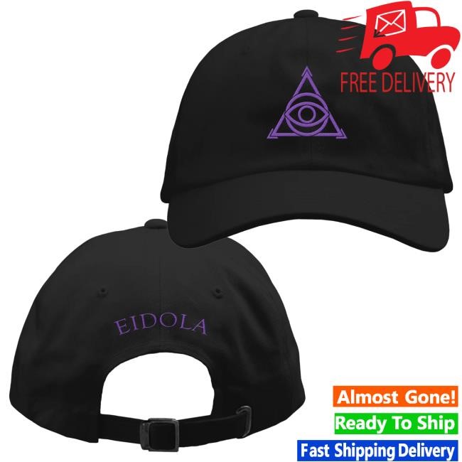 Eidola Merch Triangle Eye Black Dad Trucker Hat - New Tee Shop