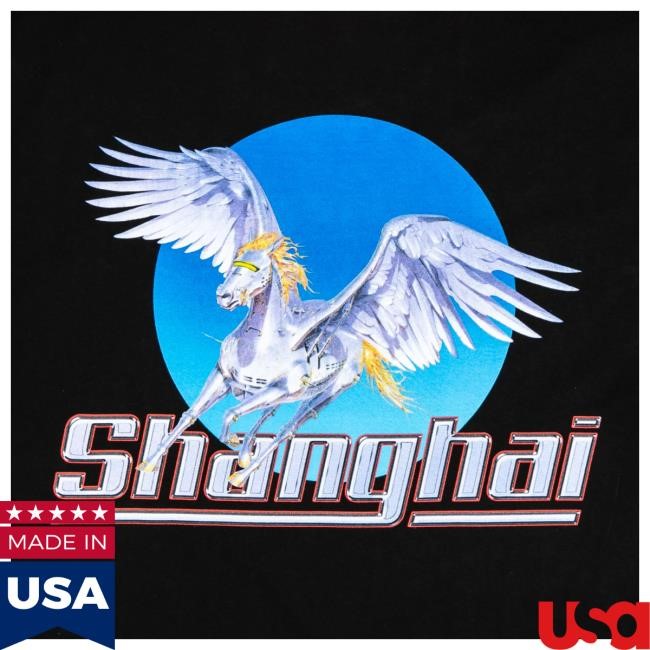Plus44 World Merch Hajime Sorayama Horse Power Shirts Black - New Tee Shop