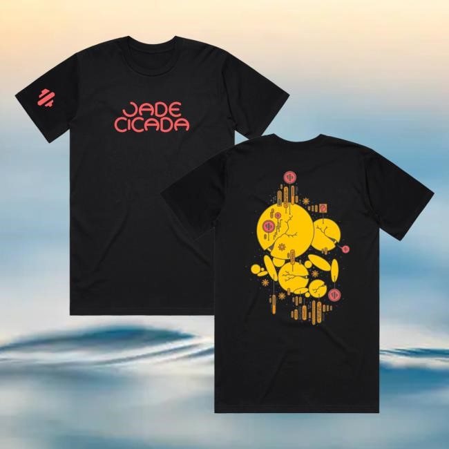 Jade Cicada Official Merch Jade Cicada Logo Planets T-Shirt  Hoodie  Tank Top  Sweater And Long Sleeve T-Shirt In Black - New Tee Shop