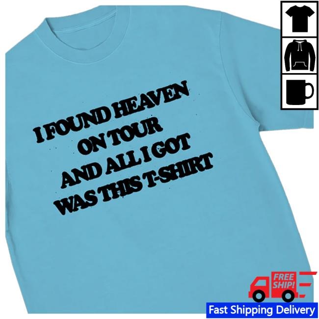 Conan Gray Official I Found Heaven On Tour Tee - New Tee Shop
