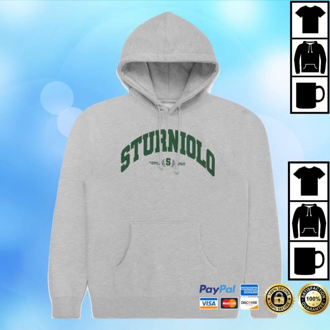 Sturniolo Clothing Merch Official Sturniolo Surprise Party Collegiate Short Sleeve Tee Heather Gray - New Tee Shop