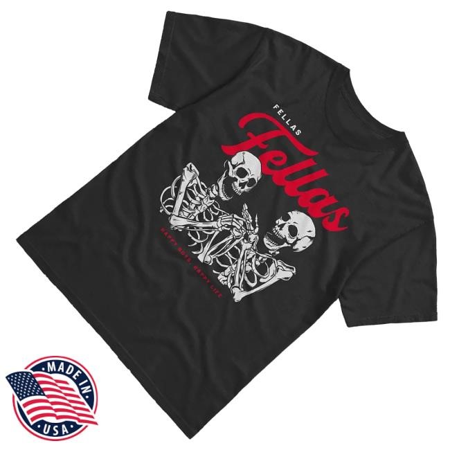 Official Ryan Long Merch Fellas Happy Boys Happy Life Tee - New Tee Shop