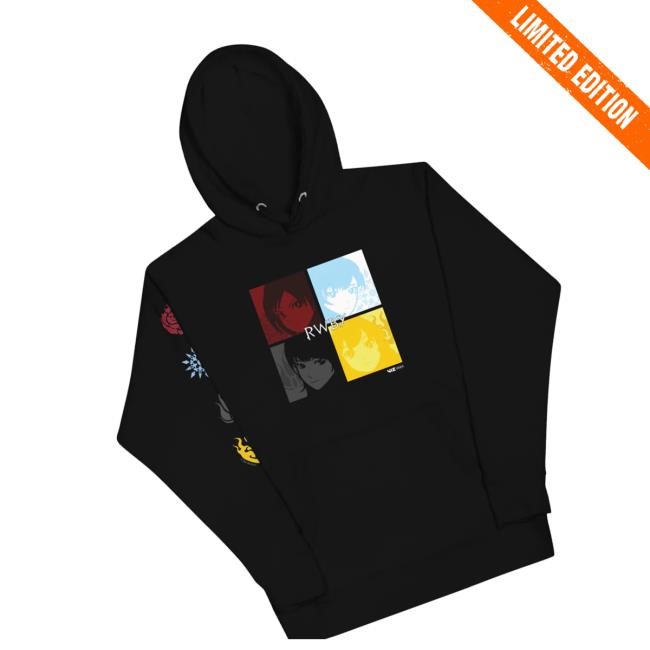 Official Viz Merch Shop Store Rwby Character Squares Hoodie  Sweatshirt - New Tee Shop