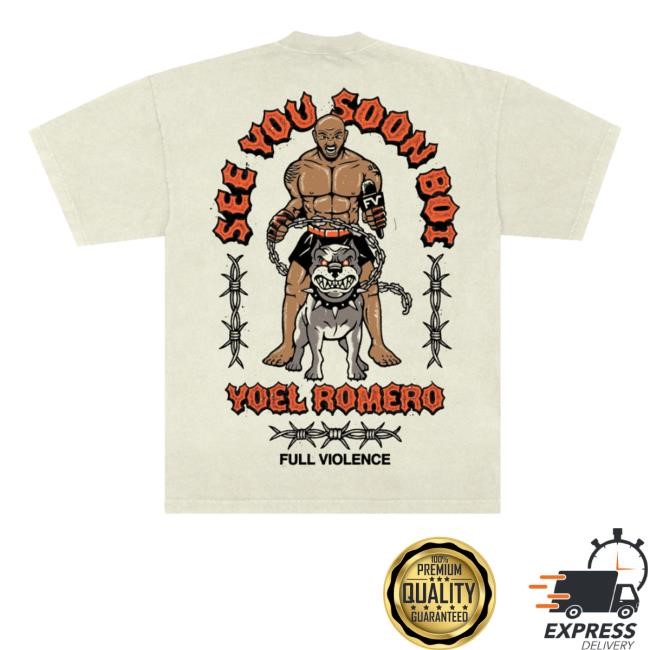 Official Fullviolence See You Soon Boi Premium Tee In Off Tank Top - New Tee Shop