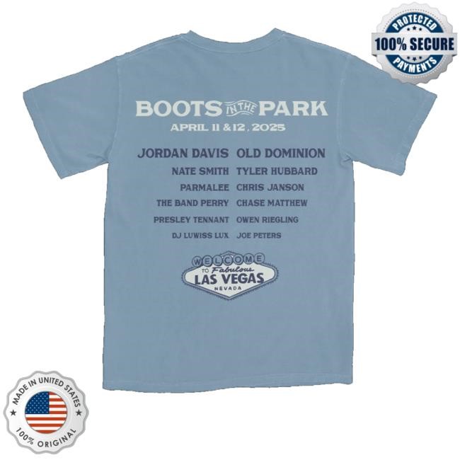 Official Boots In The Park 4.11 & 12 Shirts - New Tee Shop