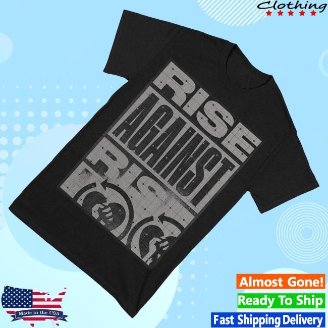 Trending Rise Against Merch Grid Crewneck Sweatshirt - New Tee Shop