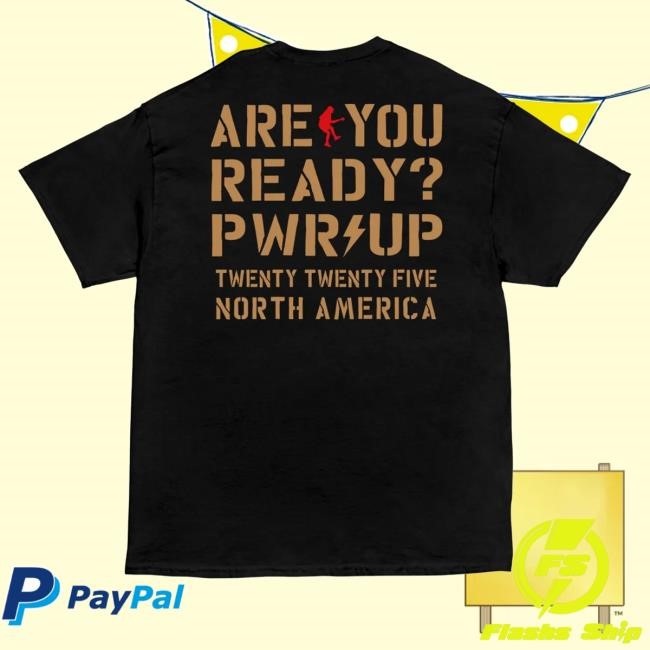 Official Ac Dc Merch Are You Ready Football Helmet Pwr Up Tour Funny Shirt - New Tee Shop