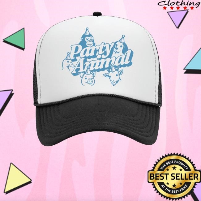 Tanner Smiths Merch Party Animal Foam Trucker Snapback - New Tee Shop