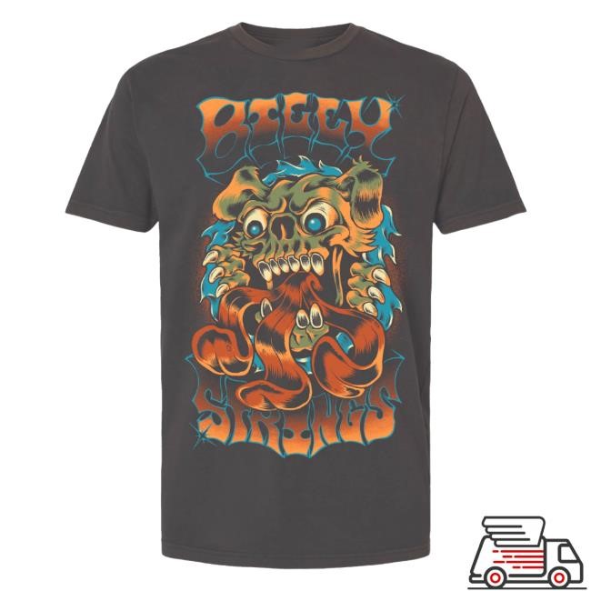 Official Billystrings Skull Dog Logan Fox Long Sleeve Shirt - New Tee Shop