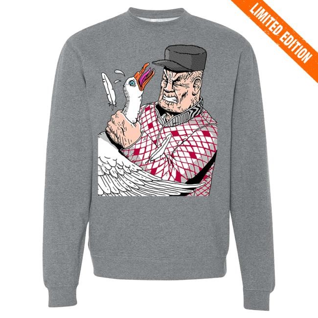 Trending Neon Grizzly Merch Old Man & Goose Long Sleeve Shirt - New Tee Shop