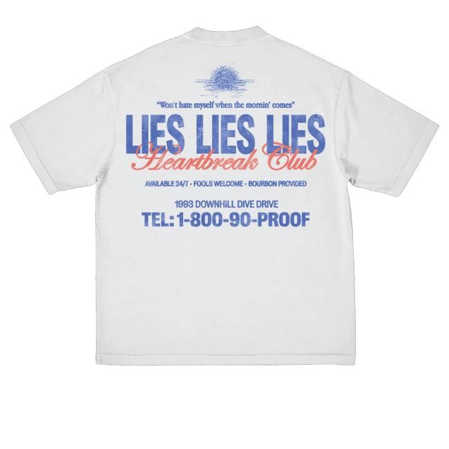 Official Morgan Wallen Merch Lies Lies Lies Shirts - New Tee Shop