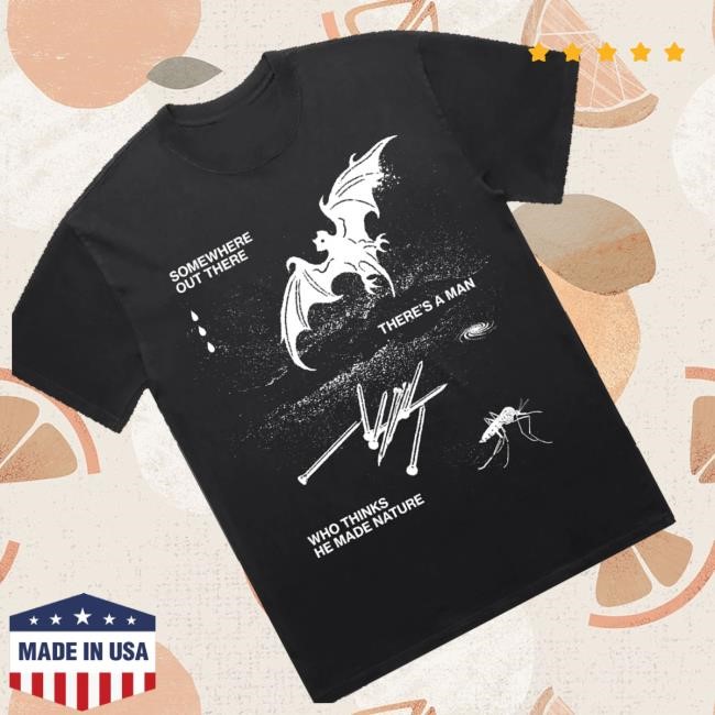 Official Sound Merch Shop Store Ruby Gill There's A Man Bat Hoodie Sweatshirt - New Tee Shop