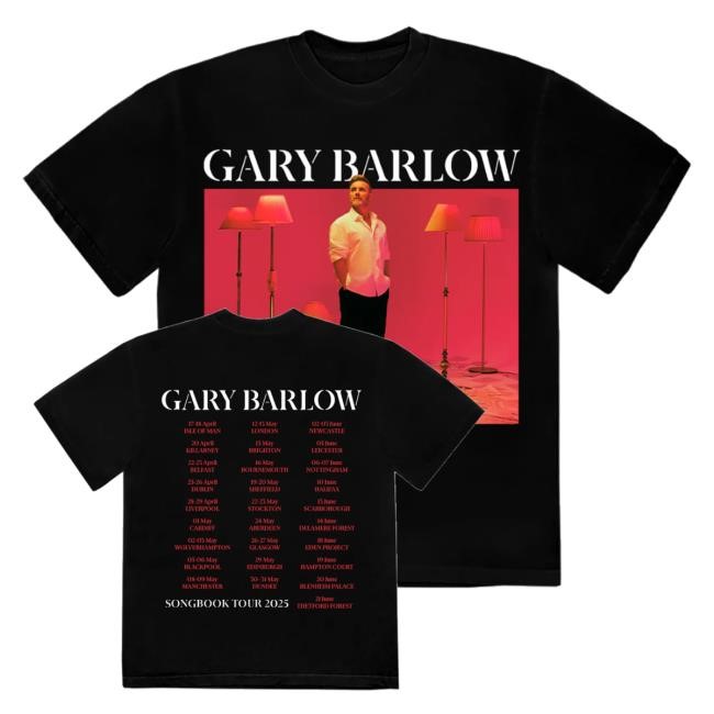 Official Arybarlow Songbook Tour Black T Shirt - New Tee Shop