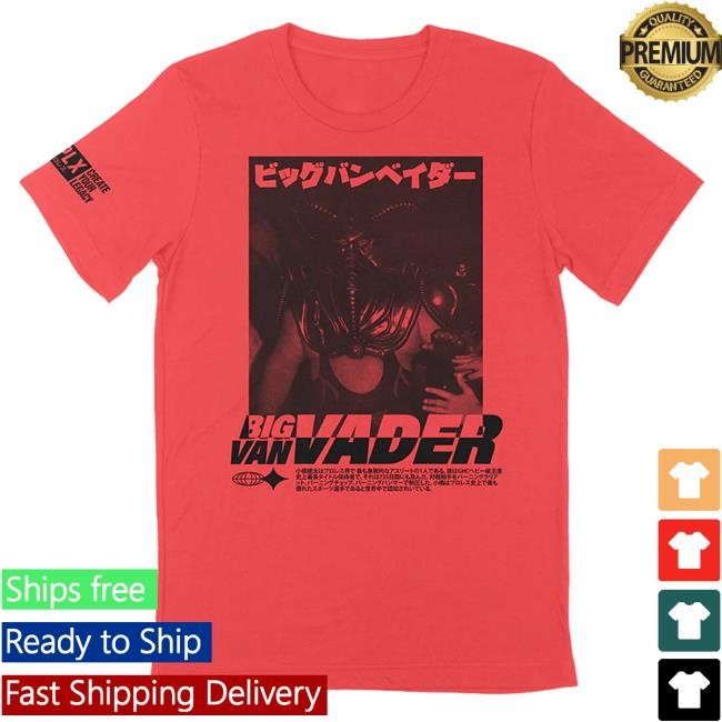 Trending Suplex Apparel Merch Official Splx X Big Van Vader Tee Shirt Red Trending Suplex Apparel Merch Official Splx X Big Van Vader Tee Shirt Red