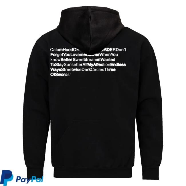 Trending Calum Hood Merch Order Chaos Order Zip Hoodie - New Tee Shop