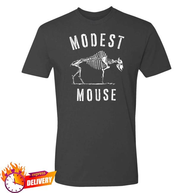 Modest Mouse Merch Bison Skeleton Sweatshirt - New Tee Shop