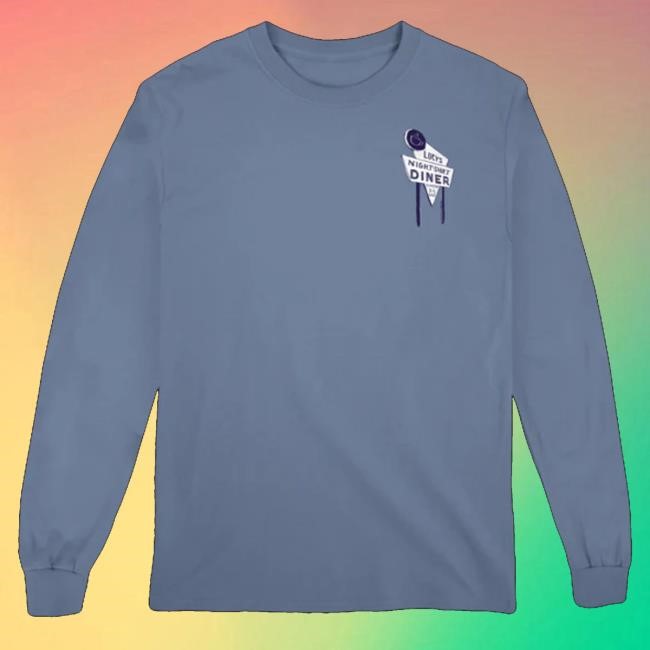 Official Lucy Dacus Merch Lucy's Night Shift Diner Long Sleeve Tee - New Tee Shop