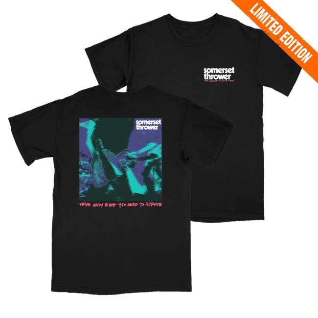 Official Smartpunk Records Merch Somerset Thrower Take Only What You Need To Survive Album Crewneck Sweatshirt Black - New Tee Shop