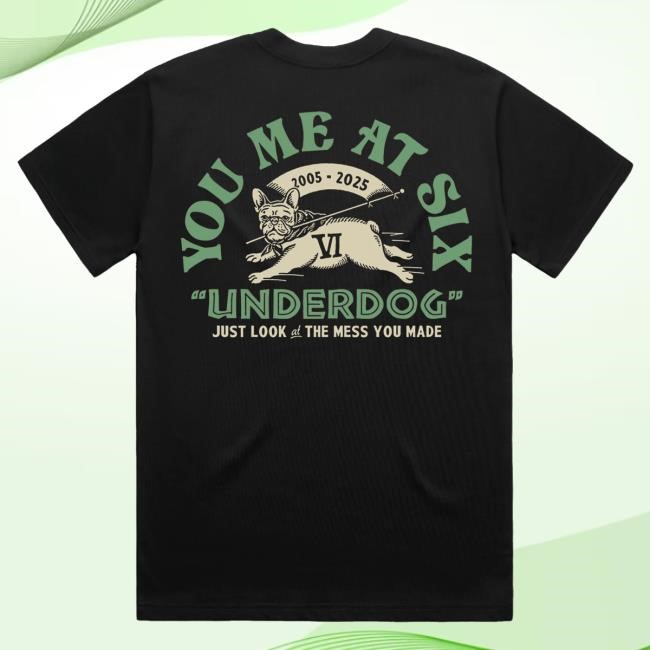 Official You Me At Six Merch Underdog Long Sleeve Shirt - New Tee Shop