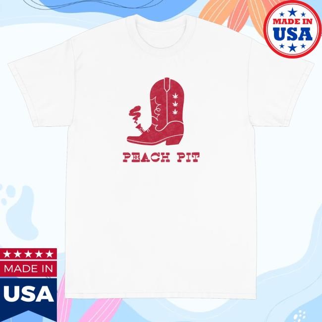 Official Peach Pit Merch Boot Bong Tee - New Tee Shop
