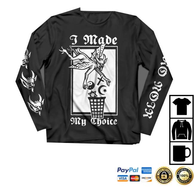 Behemoth Merch Neronoir I Made My Choice Black Shirts - New Tee Shop