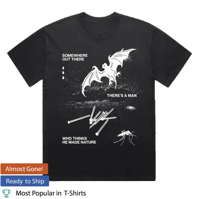 Official Sound Merch Shop Store Ruby Gill There's A Man Bat Hoodie Sweatshirt - New Tee Shop