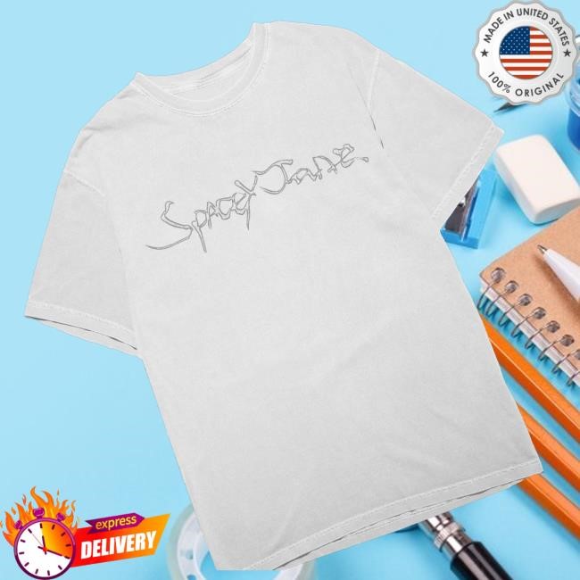 Official Spacey Jane Script White New Shirt - New Tee Shop