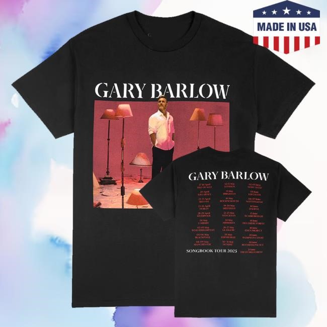 Official Barlow Songbook Tour Black T Shirt - New Tee Shop