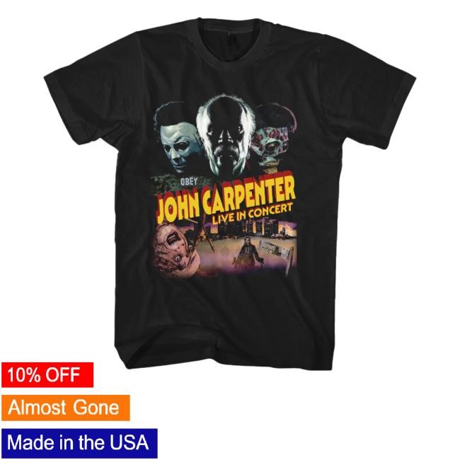 John Carpenter Live In L.A. - Black Event Youth T Shirt - New Tee Shop