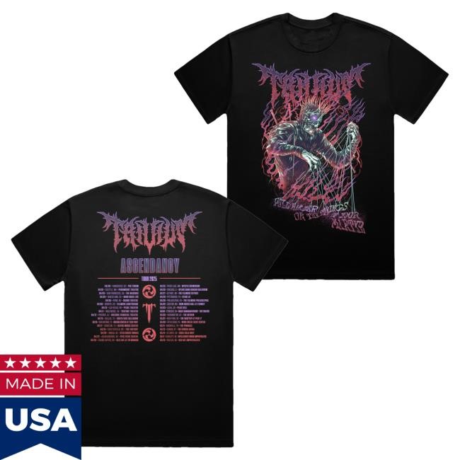 Trending Trivium Merch Ascendancy Tour T-Shirt  Hoodie  Tank Top  Sweater And Long Sleeve T-Shirt 2025 - New Tee Shop