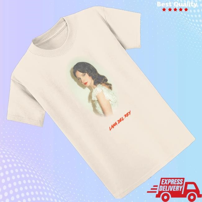 Official Lana Del Rey Merch Shop Store Indio Portrait T Shirts - New Tee Shop