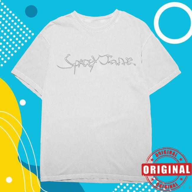 Official Spacey Jane Script White New Shirt - New Tee Shop