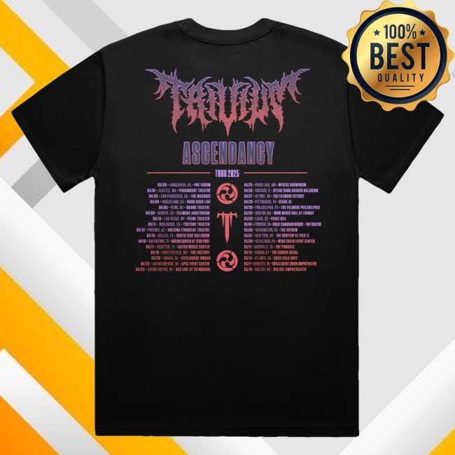 Trending Trivium Merch Ascendancy Tour T-Shirt  Hoodie  Tank Top  Sweater And Long Sleeve T-Shirt 2025 - New Tee Shop
