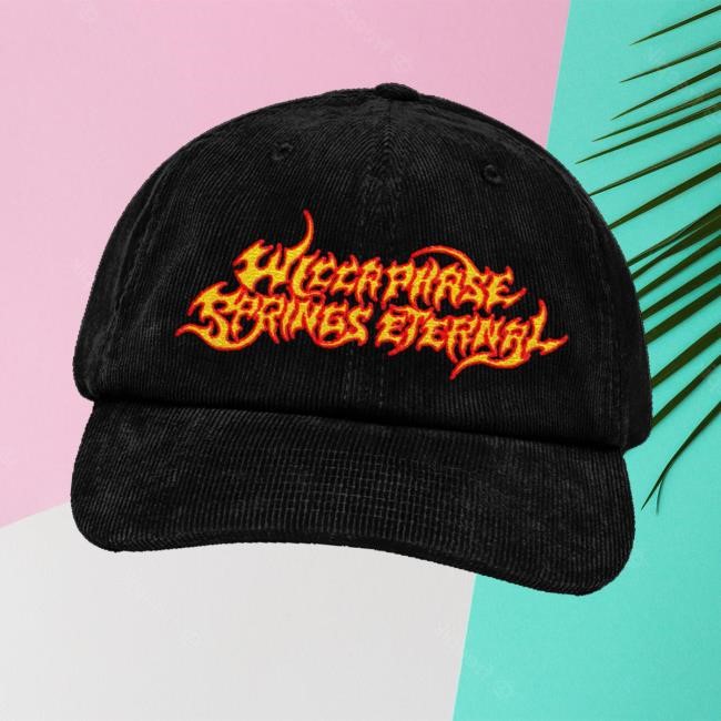 Wiccaphase Merch Embroidered Corduroy Logo Hat - New Tee Shop