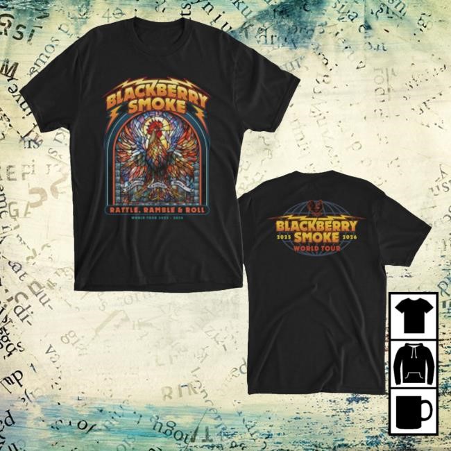 Blackberry Smoke Rattle  Ramble & Roll Long Sleeve Shirt - New Tee Shop