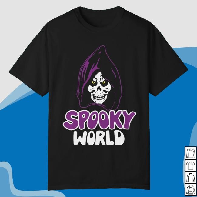 Trending Iron Fortress Records Merch Spooky World Horror Movie T-Shirt - New Tee Shop