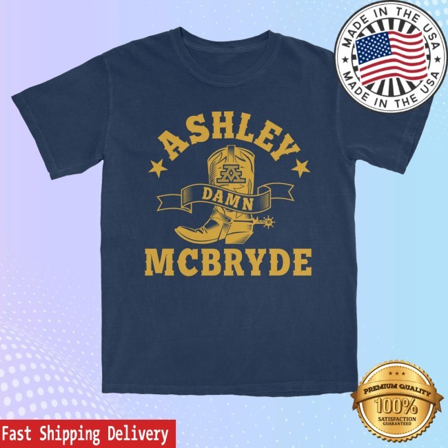 Ashley Mcbryde Merch Navy Boot Tee - New Tee Shop