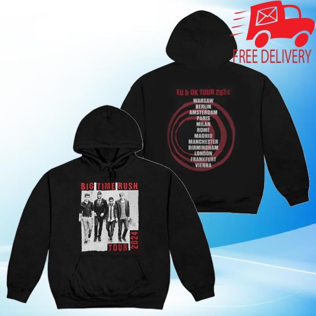 Official Big Time Rush Merch Walk In The Rain Crewneck Sweatshirt - New Tee Shop